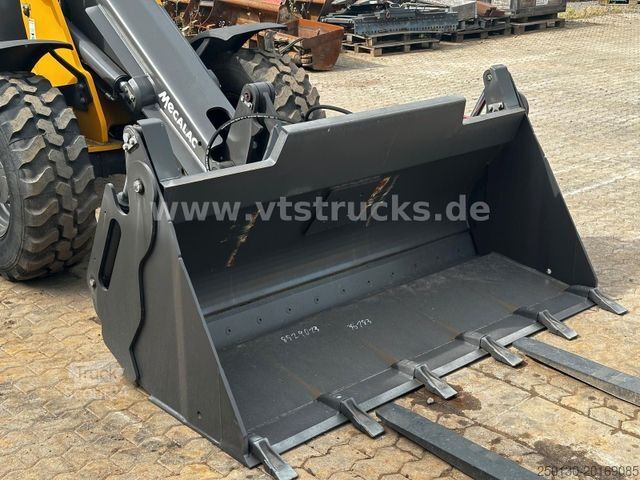 Radlader MECALAC AX 850 4x4 Schaufel Greifschaufel 8 Std.