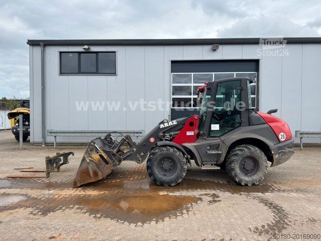 Wiellader MECALAC AF 1200 4x4 Gabel Schaufel erst 1.689 Std