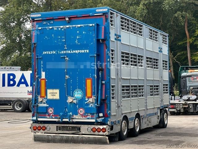 Przyczepa do transportu koni PEZZIOLI RBA31 3.Stock Viehanhänger, Hubdach, Tränke