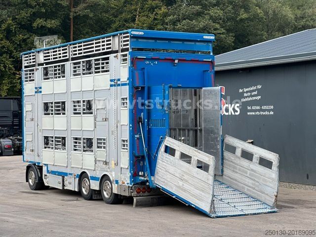 Przyczepa do transportu koni PEZZIOLI RBA31 3.Stock Viehanhänger, Hubdach, Tränke