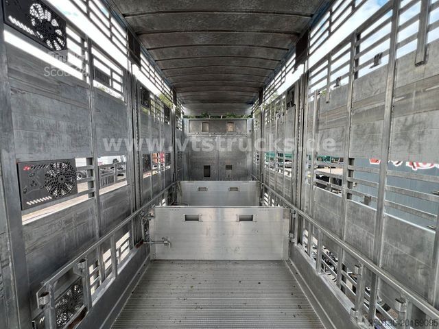 Przyczepa do transportu koni PEZZIOLI RBA31 3.Stock Viehanhänger, Hubdach, Tränke