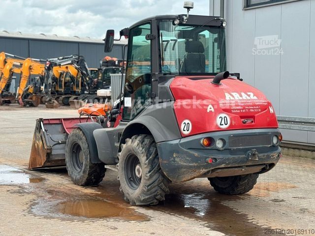 Wiellader MECALAC AF 1200 4x4 Gabel Schaufel erst 1.876 Std