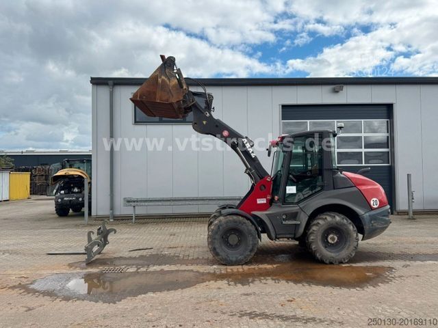 Wiellader MECALAC AF 1200 4x4 Gabel Schaufel erst 1.876 Std