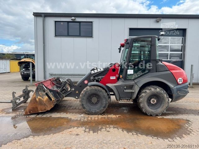 Wiellader MECALAC AF 1200 4x4 Gabel Schaufel erst 1.876 Std