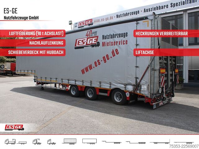 Tieflader-Sattelauflieger FAYMONVILLE MAX Trailer MAX100 Semi-Tieflader 2tlg. Rampen