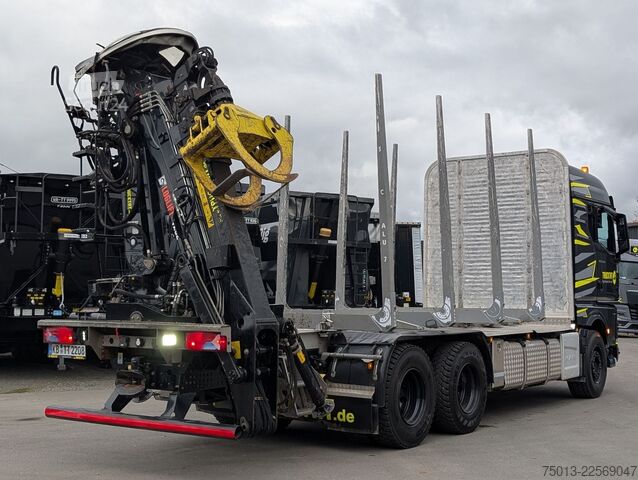 Holztransporter LKW MAN TGX 33.510 6X4 Loglift F125 ZT 93, MIETEN?