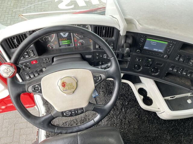 Prepravca dreva Scania R730 Woodtransport / 6x4 / Hiab Crane / Retarde...
