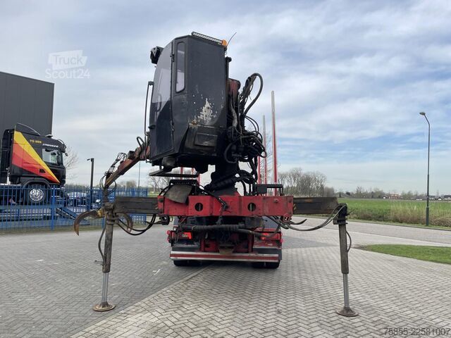 Přepravník dřeva Scania R730 Woodtransport / 6x4 / Hiab Crane / Retarde...