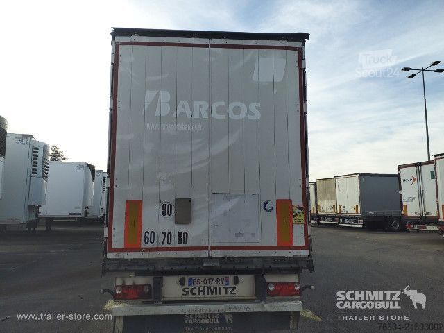 Brandalı açık yarı römork Schmitz Cargobull Semitrailer Curtainsider Standard