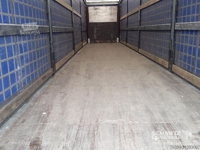 Brandalı açık yarı römork Schmitz Cargobull Semitrailer Curtainsider Standard Hayon