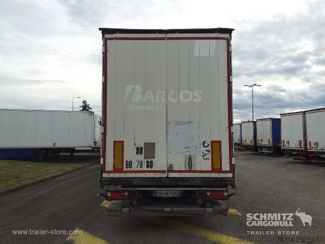 Brandalı açık yarı römork Schmitz Cargobull Semitrailer Curtainsider Standard Hayon