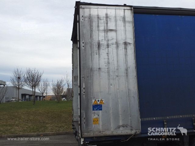 Brandalı açık yarı römork Schmitz Cargobull Semitrailer Curtainsider Standard Hayon