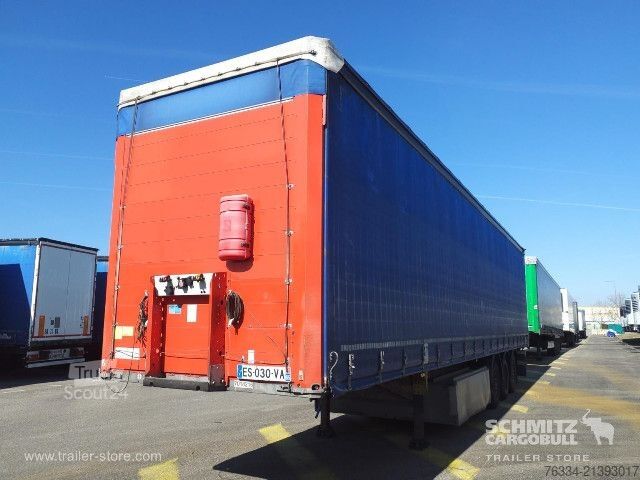 Brandalı açık yarı römork Schmitz Cargobull Semitrailer Curtainsider Standard