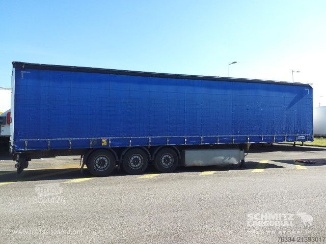 Brandalı açık yarı römork Schmitz Cargobull Semitrailer Curtainsider Standard