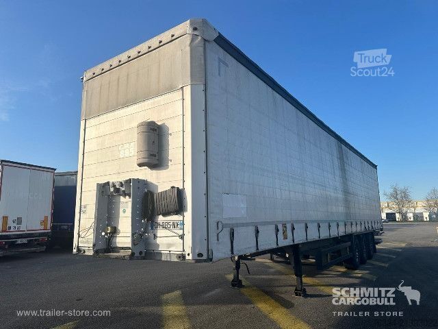 Brandalı açık yarı römork Schmitz Cargobull Semitrailer Curtainsider Standard Hayon