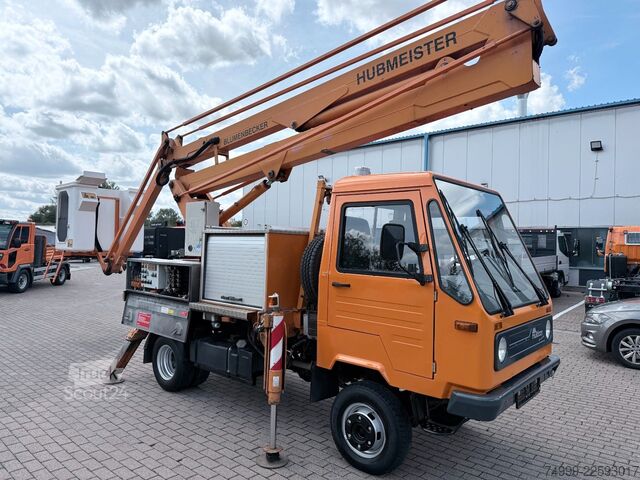 Lkw-Arbeitsbühne MULTICAR M26 4x4 Hubsteiger auf Wechselsystem KWS