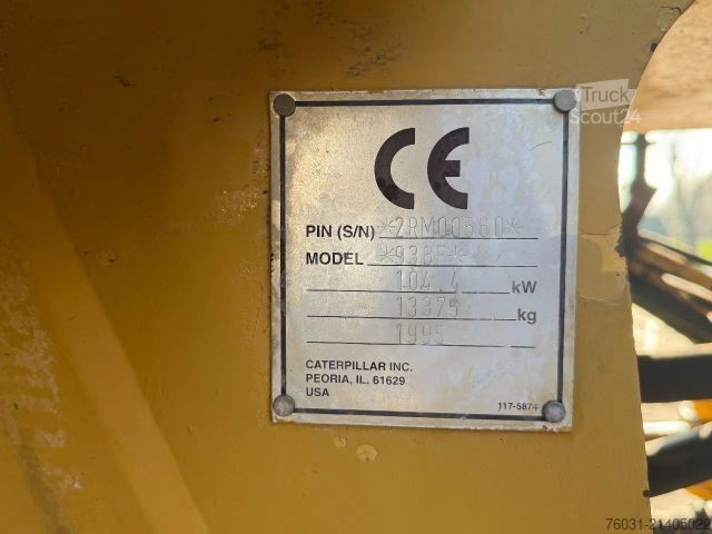 Mobilbagger CATERPILLAR 938F Wheelloader Full steering 3116 Engine
