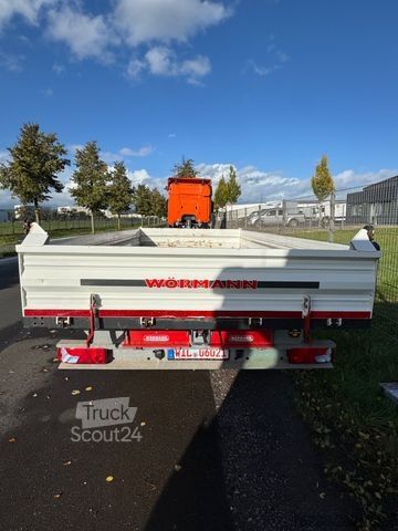 Dreiseitenkipper Anhänger WOERMANN T TIP 110 mit Einschubrampen