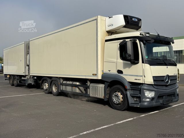Hladilni tovornjak MERCEDES-BENZ ACTROS 2540 / 2 x LBW / KOMPLETTZUG