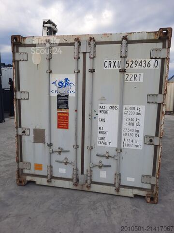 Sjöcontainer 20 Fuß, 6 M,Kühlcontainer, Kühlanlage Kühlzelle, Vollfunktionsfähig,-25 Grad