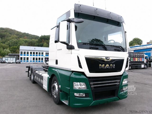 Wissellaadbak vrachtwagen MAN 26.510 TGX*Retarder*Standklima*XXL FHS*Navi*7,4m