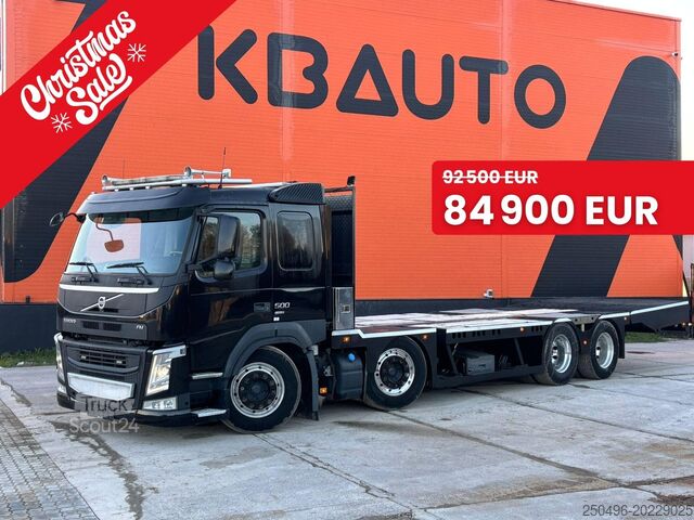 Transporteur de voitures Volvo FM 500 8x4 VANG PLATFORM L=9273 mm / RAMPS L=23...