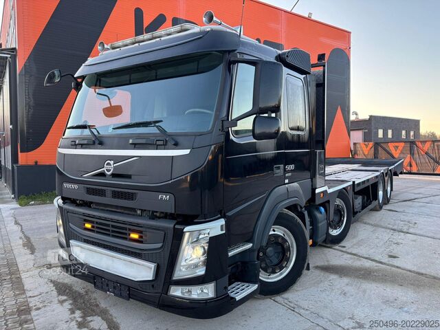 Autotransportieris Volvo FM 500 8x4 VANG PLATFORM L=9273 mm / RAMPS L=23...