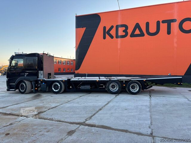 Autotransportieris Volvo FM 500 8x4 VANG PLATFORM L=9273 mm / RAMPS L=23...