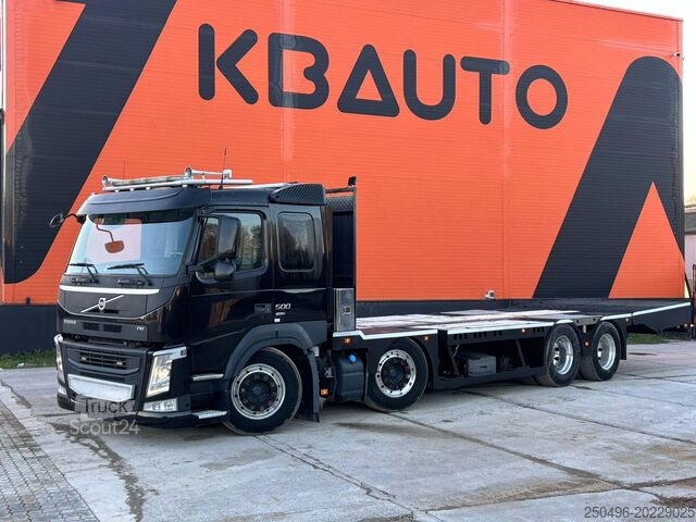 Transporteur de voitures Volvo FM 500 8x4 VANG PLATFORM L=9273 mm / RAMPS L=23...