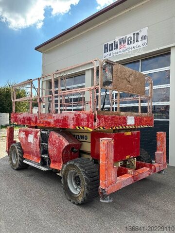Ollós emelő JLG 4394 RT 15,10m Diesel Scherenarbeitsbühne 4x4
