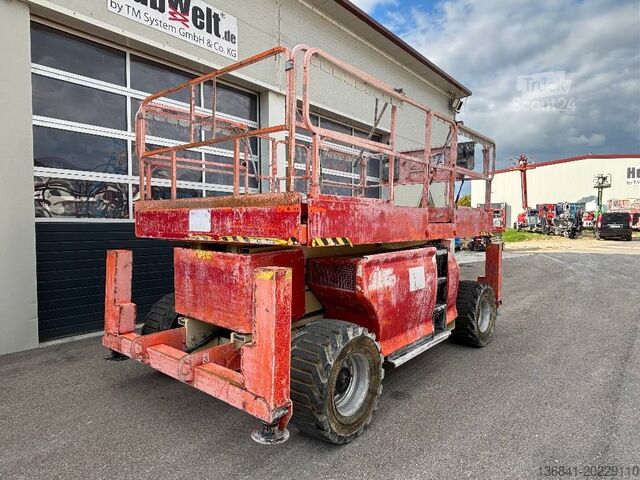Ollós emelő JLG 4394 RT 15,10m Diesel Scherenarbeitsbühne 4x4
