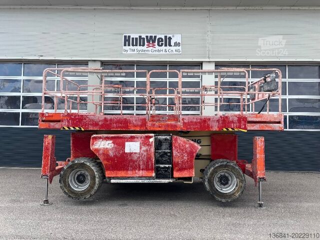 Ollós emelő JLG 4394 RT 15,10m Diesel Scherenarbeitsbühne 4x4