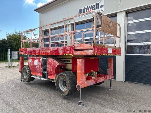 Ollós emelő JLG 4394 RT 15,10m Diesel Scherenarbeitsbühne 4x4