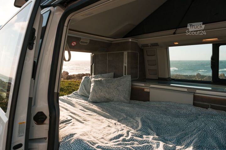 Furgonas ant ratų / kemperis Volkswagen California Camper | 2 Betten 4 Schlafplätze | Küchenzeile + Dachbett