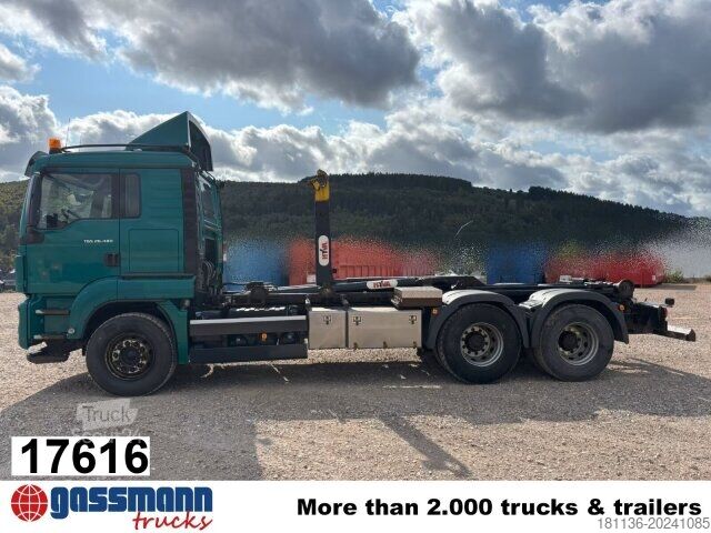 Abrollkipper MAN TGS 26.480 6x4 BL, Motorabtrieb, Navi, Intarder,