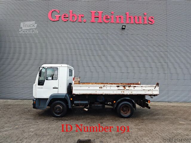 Benne à 3 côtés MAN LE 8.150 4x2 Meiller 3 Seitenkipper