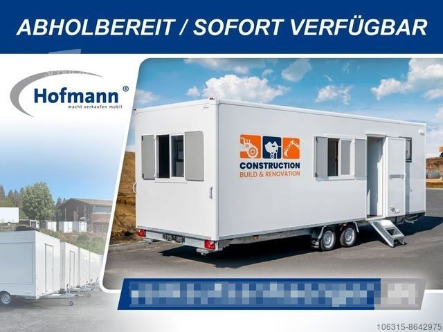 Hofmann Mannschaftswagen Anhänger 3500kgGG 740x240x230cm