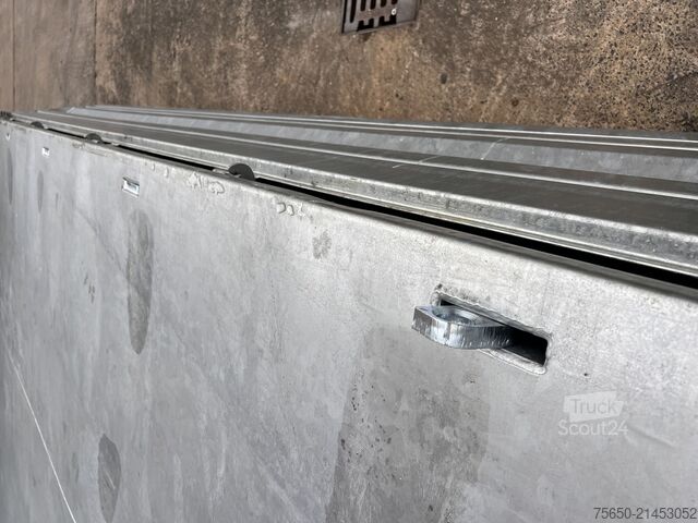 Kiepaanhangwagen Möslein TTD 19 AB  19 t Tandemkipper Tieflader, Breitbereifung 2 x Aufsatzbordwänden-- Neufahrzeug --