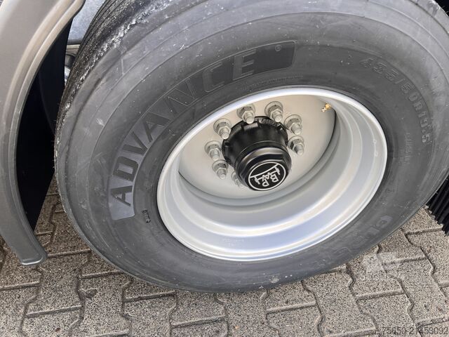 Kiepaanhangwagen Möslein TTD 19 B  19 t Tandemkipper- Tieflader hydraulischer Klappe Breitbereifung