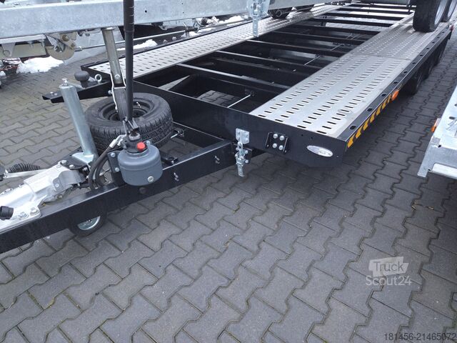 Rimorchio trasporta auto BALHANGER Trimaxlift ankippbar 600x216 3500kg