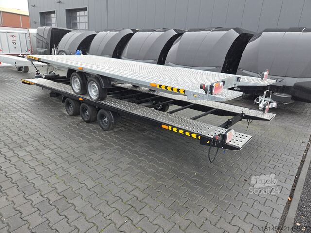 Rimorchio trasporta auto BALHANGER Trimaxlift ankippbar 600x216 3500kg