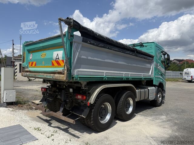 Benne basculante trilatérale Volvo FH 500 6x4 BORDMATIC MEILLER
