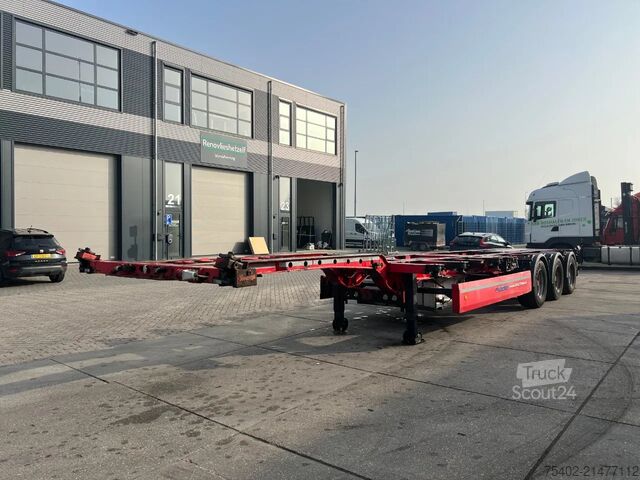 Transport kontenerowy Krone SD / Genset / BPW + Drums