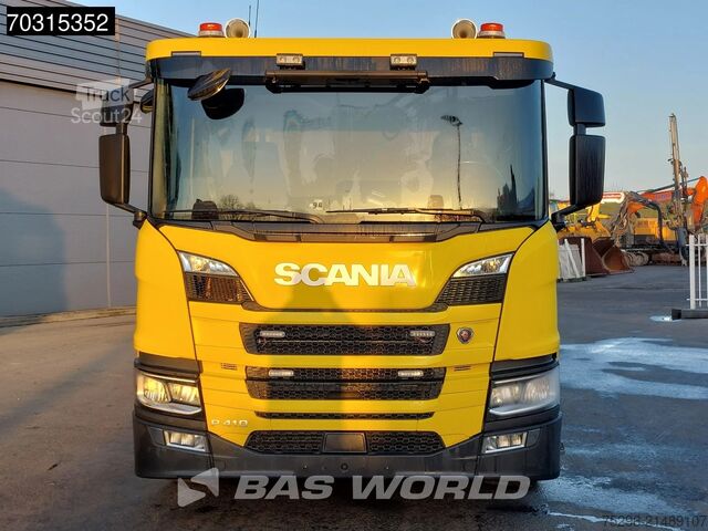 Furgone trasportatore di auto Scania P410 6X2 8,75m Machine Transporter Ramps Full A...