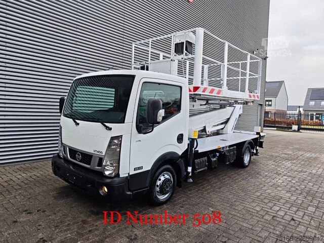 Hefplatform Nissan Cabstar 35.13 NT400 Multitel MS100