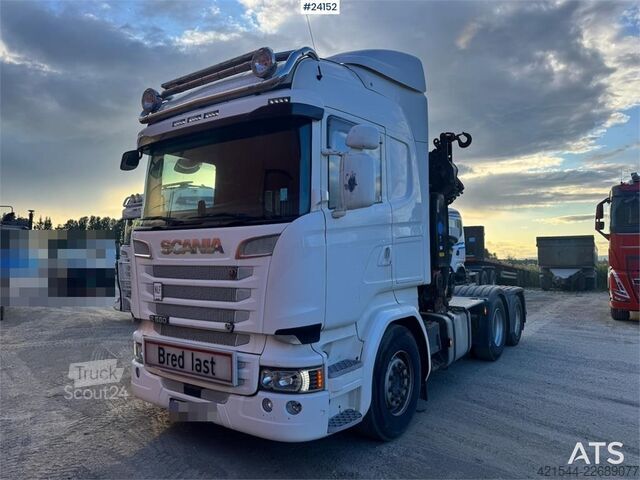 Vrachtwagen met kraan Scania R580 6x2 Crane Tractor with 30 tm Effer Crane WATC