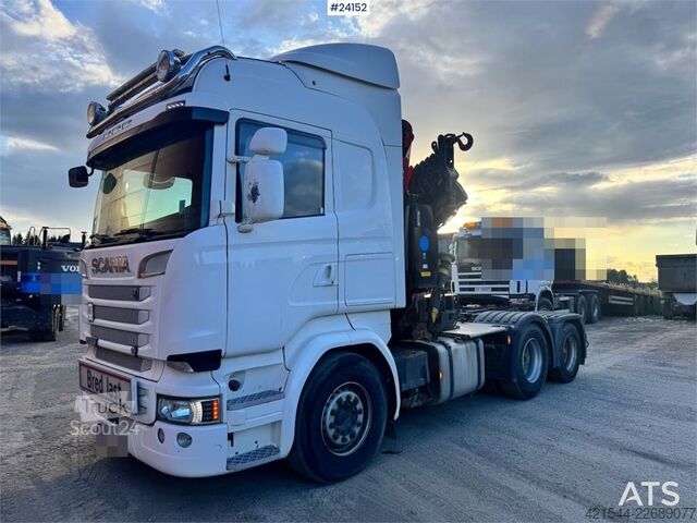 Vrachtwagen met kraan Scania R580 6x2 Crane Tractor with 30 tm Effer Crane WATC