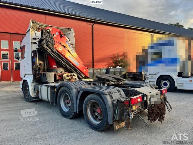 Vrachtwagen met kraan Scania R580 6x2 Crane Tractor with 30 tm Effer Crane WATC