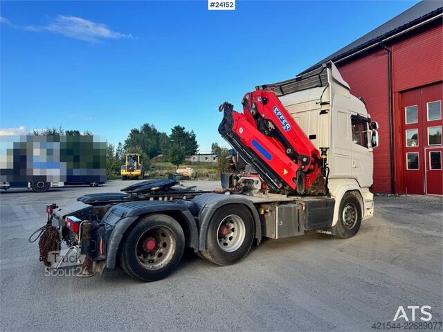 Vrachtwagen met kraan Scania R580 6x2 Crane Tractor with 30 tm Effer Crane WATC