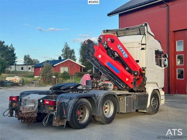 Vrachtwagen met kraan Scania R580 6x2 Crane Tractor with 30 tm Effer Crane WATC